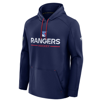 New York Rangers мъжки суитшърт с качулка Authentic Pro Rink Poly Fleece POH