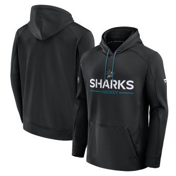 San Jose Sharks мъжки суитшърт с качулка Authentic Pro Rink Poly Fleece POH