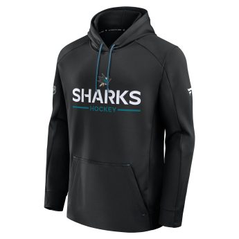 San Jose Sharks мъжки суитшърт с качулка Authentic Pro Rink Poly Fleece POH
