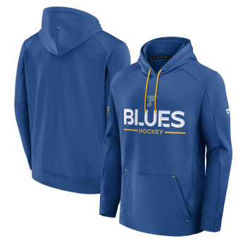 St. Louis Blues мъжки суитшърт с качулка Authentic Pro Rink Poly Fleece POH
