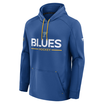 St. Louis Blues мъжки суитшърт с качулка Authentic Pro Rink Poly Fleece POH