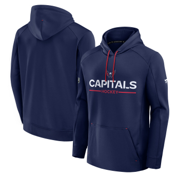 Washington Capitals мъжки суитшърт с качулка Authentic Pro Rink Poly Fleece POH
