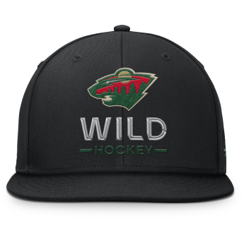 Minnesota Wild шапка с козирка flat Authentic Pro A/Cap Flat Brim Square Visor Structured Adjustable