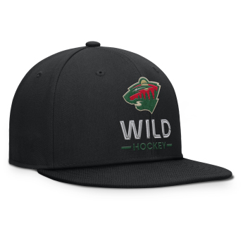 Minnesota Wild шапка с козирка flat Authentic Pro A/Cap Flat Brim Square Visor Structured Adjustable