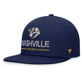 Nashville Predators шапка с козирка flat Authentic Pro A/Cap Flat Brim Square Visor Structured Adjustable