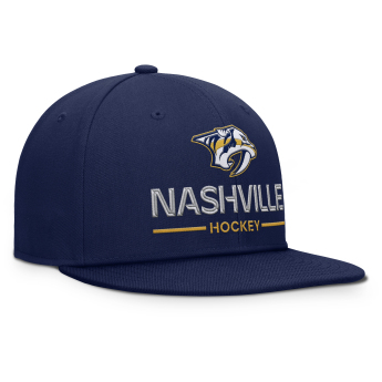 Nashville Predators шапка с козирка flat Authentic Pro A/Cap Flat Brim Square Visor Structured Adjustable