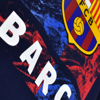 FC Barcelona детски суитшърт с качулка Marble