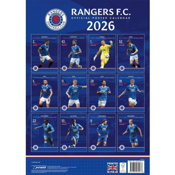 Rangers FC календар 2026