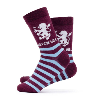 Aston Villa чорапи Twin Pack Dress 7-11 UK (40-46) EU