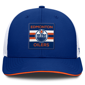 Edmonton Oilers баскетболна шапка с козирка Authentic Pro A/Cap Structured Mid-Crown Adj