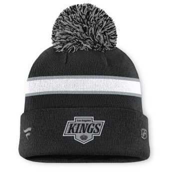 Los Angeles Kings дамски зимни шапки Authentic Pro W/Cap Cuffed Pom Beanie