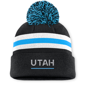 Utah Hockey Club дамски зимни шапки Authentic Pro W/Cap Cuffed Pom Beanie