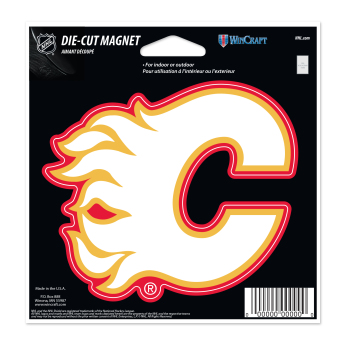 Calgary Flames магнит Die Cut