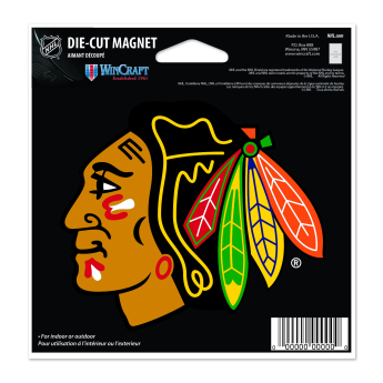 Chicago Blackhawks магнит Die Cut