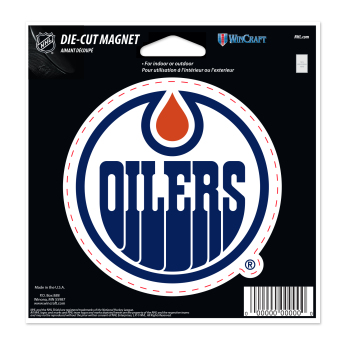 Edmonton Oilers магнит Die Cut