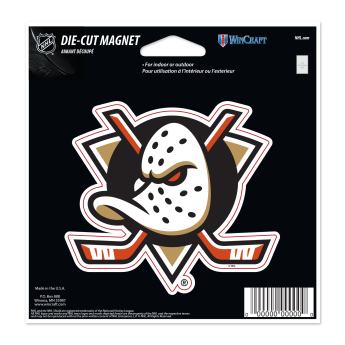 Anaheim Ducks магнит Die Cut