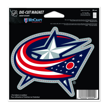 Columbus Blue Jackets магнит Die Cut