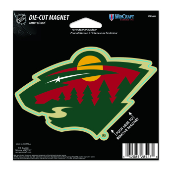 Minnesota Wild магнит Die Cut