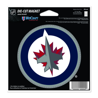 Winnipeg Jets магнит Die Cut