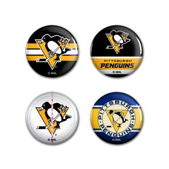 Pittsburgh Penguins подложка Button 4 Pack