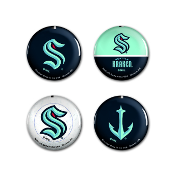 Seattle Kraken подложка Button 4 Pack