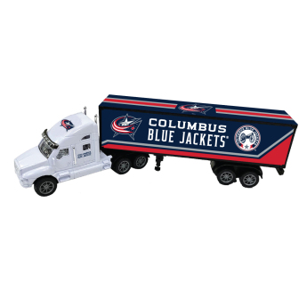 Columbus Blue Jackets камион 18-Wheeler Big Rig Truck White