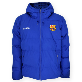 FC Barcelona мъжко зимно яке Padded blue