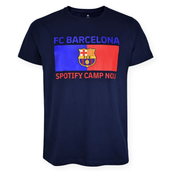 FC Barcelona мъжка тениска Camp Nou navy