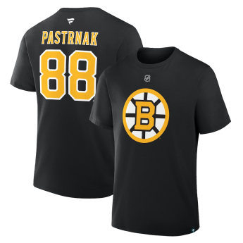Boston Bruins детска тениска David Pastrňák Flat Alt.Captains N&N Tee