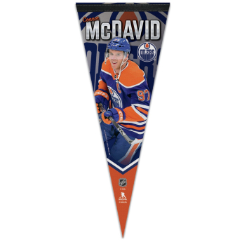 Edmonton Oilers знаме Connor McDavid Premium Pennant