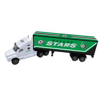 Dallas Stars камион 18-Wheeler Big Rig Truck White