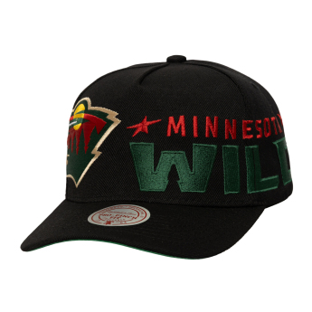 Minnesota Wild баскетболна шапка с козирка Busted Pro Snapback black