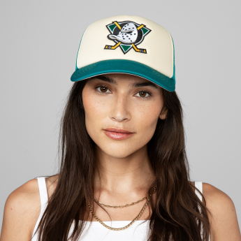 Anaheim Ducks баскетболна шапка с козирка Vintage Block Trucker