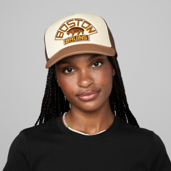 Boston Bruins баскетболна шапка с козирка Vintage Block Trucker