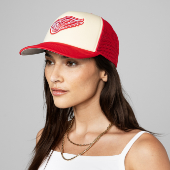 Detroit Red Wings баскетболна шапка с козирка Vintage Block Trucker