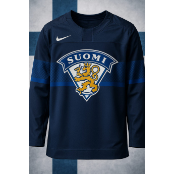 Отбори по хокей хокейна фланелка Finland NIKE IIHF World Championships replica
