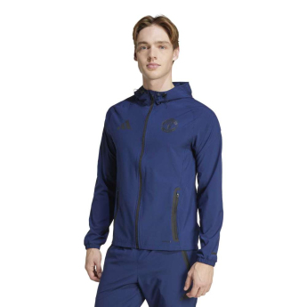 Manchester United мъжко яке с качулка Vis Tech Travel navy