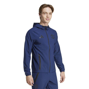 Manchester United мъжко яке с качулка Vis Tech Travel navy