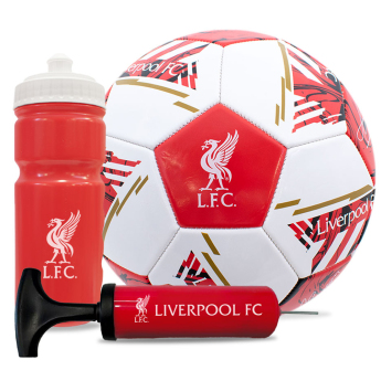Liverpool FC футболен комплект water bottle - hand pump - size 5 ball