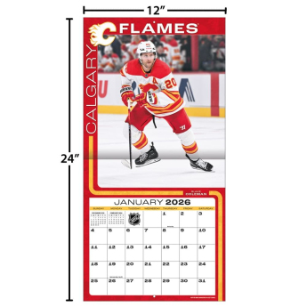 Calgary Flames календар 2026 Wall