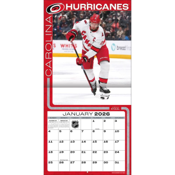 Carolina Hurricanes календар 2026 Wall