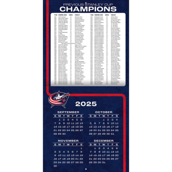 Columbus Blue Jackets календар 2026 Wall