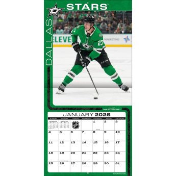 Dallas Stars календар 2026 Wall
