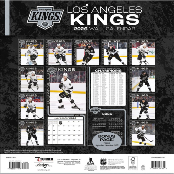 Los Angeles Kings календар 2026 Wall