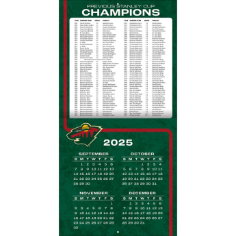 Minnesota Wild календар 2026 Wall