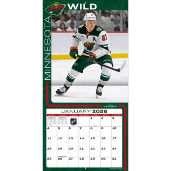 Minnesota Wild календар 2026 Wall