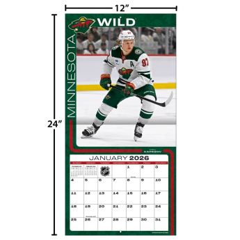 Minnesota Wild календар 2026 Wall