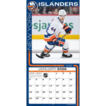 New York Islanders календар 2026 Wall