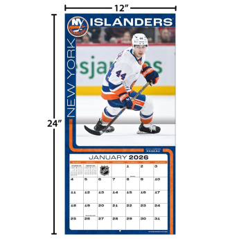 New York Islanders календар 2026 Wall