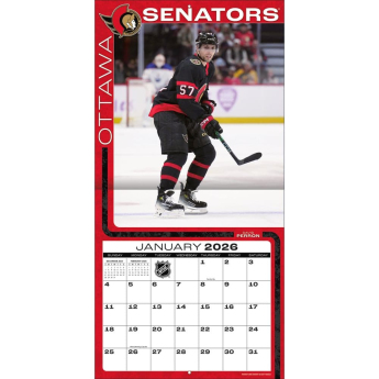Ottawa Senators календар 2026 Wall
